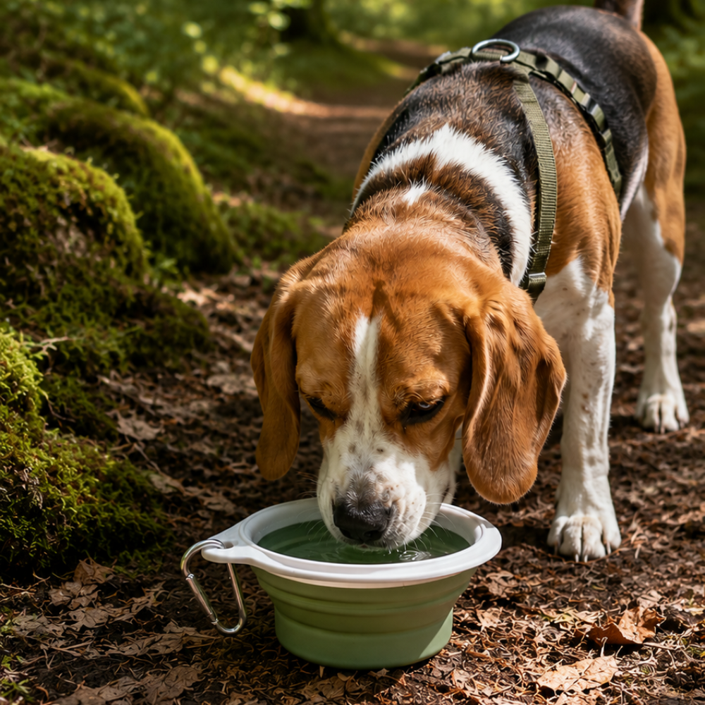 Gamelle pliable en silicone pour Chien, 740 ml