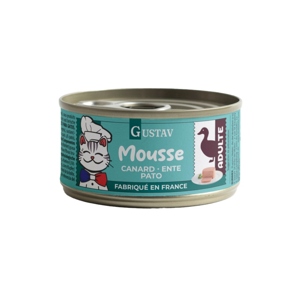 Mousse saveur canard pour Chat, 85 g